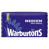 Warburtons Medium Soft White 800g  Adomoo